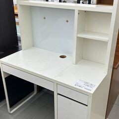 ★ジモティ割あり★  デスク ホワイト H140×D51×W10...