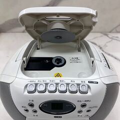 【レガストック川崎本店】【動作確認済み】WINTECH ウィンテック CD ラジカセ AM/FMラジオ CDR-B37の画像