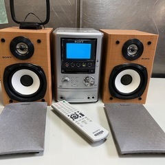 SONY CD レシーバー HCD-M3 MD/CD/カセット/ラジオ 動作確認済 リモコン付属 中古美品 ④