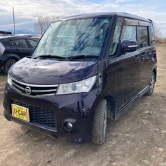ご成約ありがとうございました。格安コミコミ価格23万 車検8.5 軽自動車 北海道札幌H23 ルークス ハイウェイスターターボ パワスラ 4WDの画像