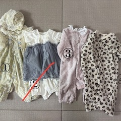 ①③長袖ベビー服の画像