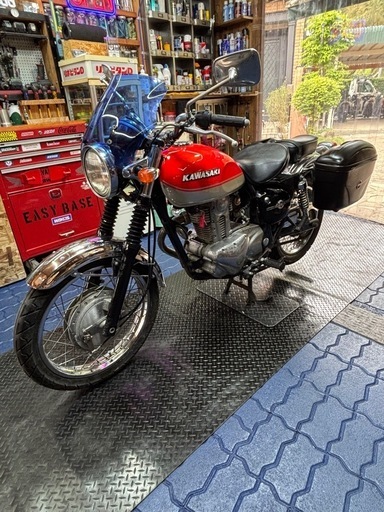 エストレア250 旅仕様　パニアケース　書類有り　エンジンセルイチ　 配送可能