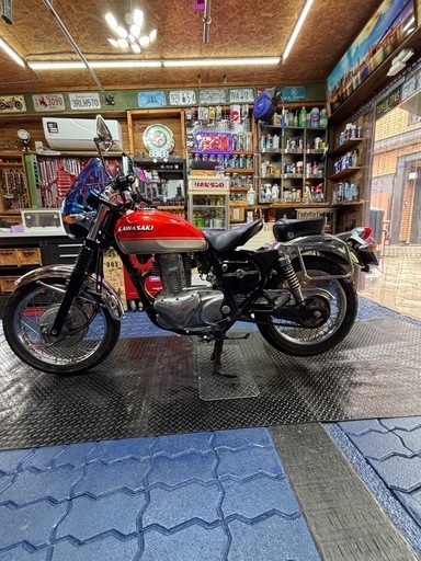 エストレア250 旅仕様　パニアケース　書類有り　エンジンセルイチ　 配送可能 エストレア250 旅仕様パニアケース書類有りエンジンセルイチ 配送可能