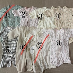 ②③④⑧長袖カバーオールの画像