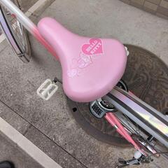 自転車20インチハローキティ子供大阪市カワイイ系ピンク (小梅