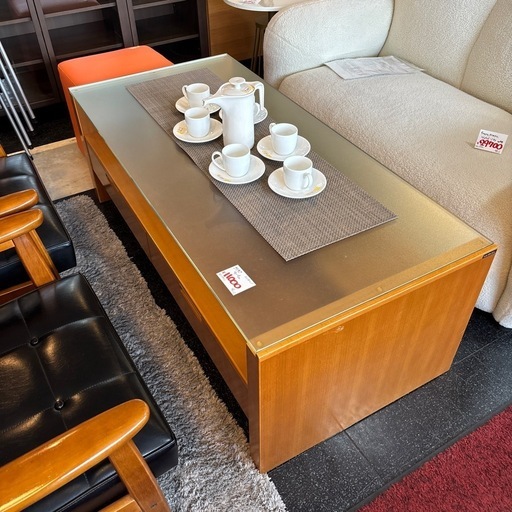 カリモク karimoku テーブル ガラステーブル シンプル おしゃれ インテリア 収納