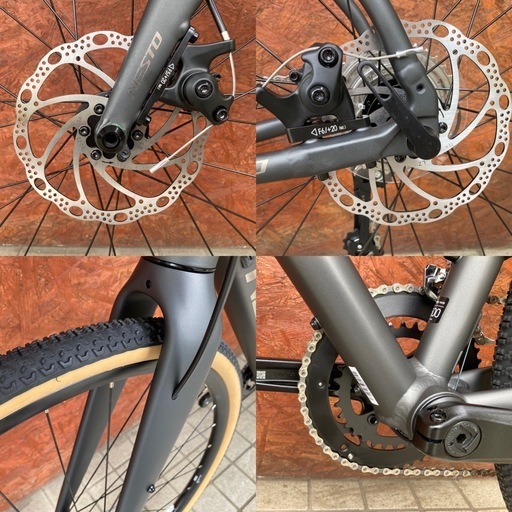 未使用品 美車！NESTO ネスト GAVEL ガベル500size BLACK グラベル