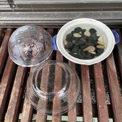 石とガラス食器　差し上げます