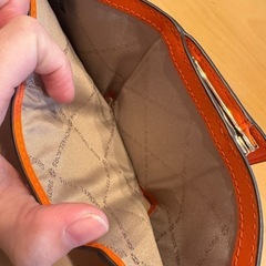 MICHAEL KORS オレンジ 三つ折り財布の画像