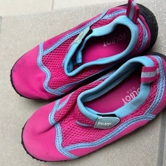 中古　女児ウォーターシューズ21-22cm