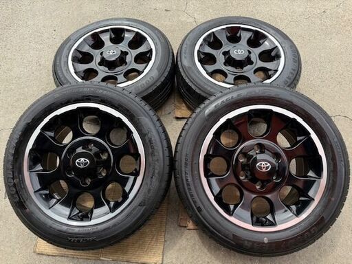 ハイエースに！FJクルーザー17インチ純正ホイールにGoodyear