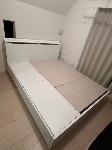 ニトリ ダブルベッド コンソン 深方 引き取り