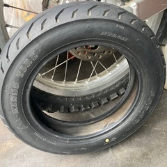 原付スクーター用タイヤ 3.00-10 21年製 走行少