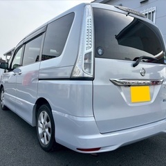 8人乗り☆ガソリン代 節約☆S-HYBRID入りました‼️月々1.2万円〜分割払い可❗️車検2年付き！大人気☆日産 セレナ☆Bluetooth対応SDナビ☆走行中DVD見れます☆ETC付き☆ドラレコ付きのフル装備☆両側電動スライドドア☆純正アルミ☆ウィンカーミラー☆フル装備☆事故修復歴無し☆車内広々三列シート‼️の画像