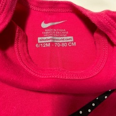 NIKE ロンパース✴︎6-12Mの画像