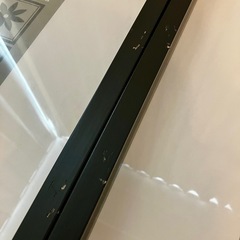 【美品】IKEA 額縁 大型 高級 RIBBA ガラス 黒 ブラック フレーム アート フォトフレーム アンティーク 写真 店内装飾 イケア シックの画像