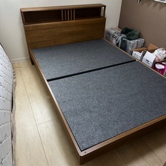 ドリームベッド社製　ベッドフレーム(マットレス無し) ダブル