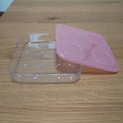 Tupperware　クリアメイトL×1・トレイ×1