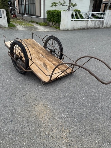 リアカーリヤカー運搬荷車台車当時物レトロビンテージ