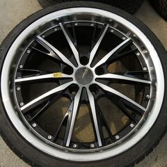 ビッグキャリパー対応　タイヤ山あり　19×8.5Ｊ+35　235/35ZR19 Anhelo corazonの画像