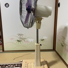 ナショナル昭和レトロ扇風機の画像