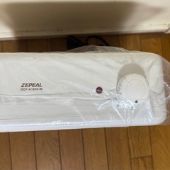 ZEPEAL　セラミックファンヒーター　DCFA-1200-W 100v 2010年製　電気ヒーター　暖房　動作品の画像