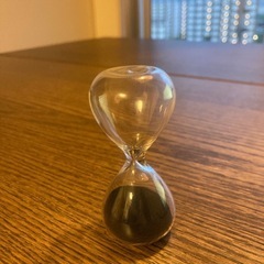 ガラス3分砂時計