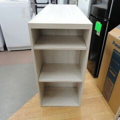 収納付きデスク カウンター 幅120x奥行42.5x高さ85.5cm ホワイトウォッシュ 西岡店の画像