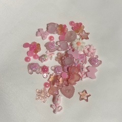 ネイルパーツピンク系