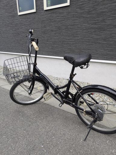 折りたたみ自転車20インチ黒 (よしもも) 大阪の折りたたみ自転車