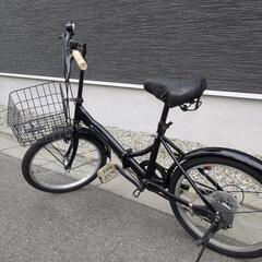早割クーポン！ 折りたたみ自転車20インチ黒 (よしもも) 大阪の折りたたみ自転車 自転車本体