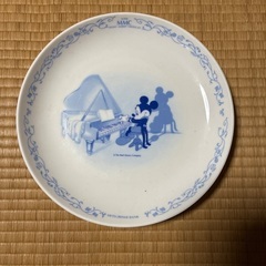 三菱銀行ノベルティグッズ　ミッキープレート