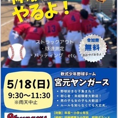 少年野球メンバー募集中⭐︎2025/5/18 体験会やります！