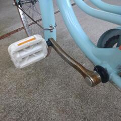 女の子用自転車 小学校高学年 ペバーミントグリーン モアナの画像