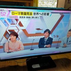 ②【動画あり】4/27まで49000円→30000円 シャープ アクオス