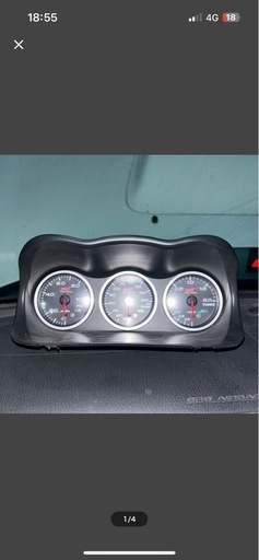 希少品！　sti ゲノム　3連メーター