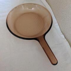 （決まりました）VISION フランス製 　耐熱ガラス　フライパ...