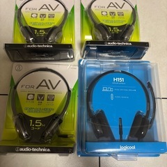 ヘッドホンセット　オーディオテクニカ3個　ロジクール1個　新品未使用