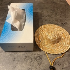 ペット用 麦わら帽子の画像
