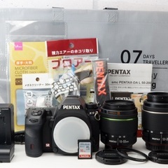 超名機！PENTAX K-5●スマホ転送●Wズームレンズ●すぐ使える  1ヶ月動作補償あり！ 安心のゆうパック代引き発送！ 送料、代引き手数料無料！の画像