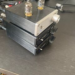 ②FX-AUDIO モノラルアンプ２個　　真空管プリアンプ１個　s.m.s.l社DAC1個（32bit384khz）　お得です！綺麗ですの画像