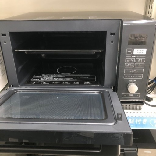 安心の6ヶ月保証付き！YAMAZENオーブンレンジ2022年製50Hz/60Hz