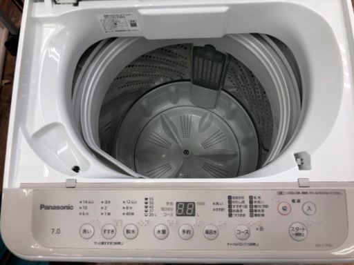 Panasonic パナソニック 7.0kg 全自動洗濯機 NA-F7PB1 2023年製