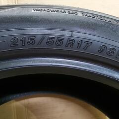 組み換え工賃込み☆バリ山215/55R17(※1本のみ)ヨコハマタイヤの画像
