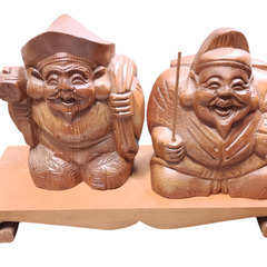 (中古)恵比寿 大黒天 オブジェ