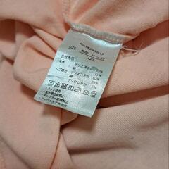 【子供Tシャツ120サイズ】ピンク・タグ記名ありの画像