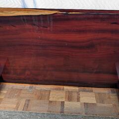 重い座卓 一枚板？無垢材？の画像