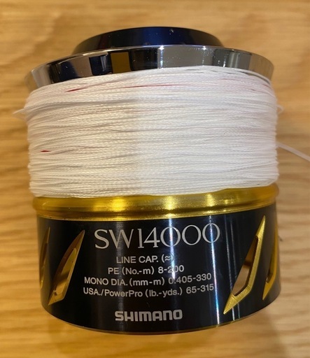 シマノ14ステラスプール＆新品アバニ６号