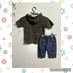 Miki House DBロゴパーカー 100サイズの画像