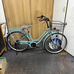 新車　nikki classic　26インチ　LEDライト　6段...